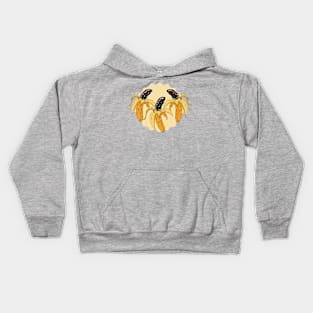 Chocolate Bananas Illustration // Choco Banana Kids Hoodie